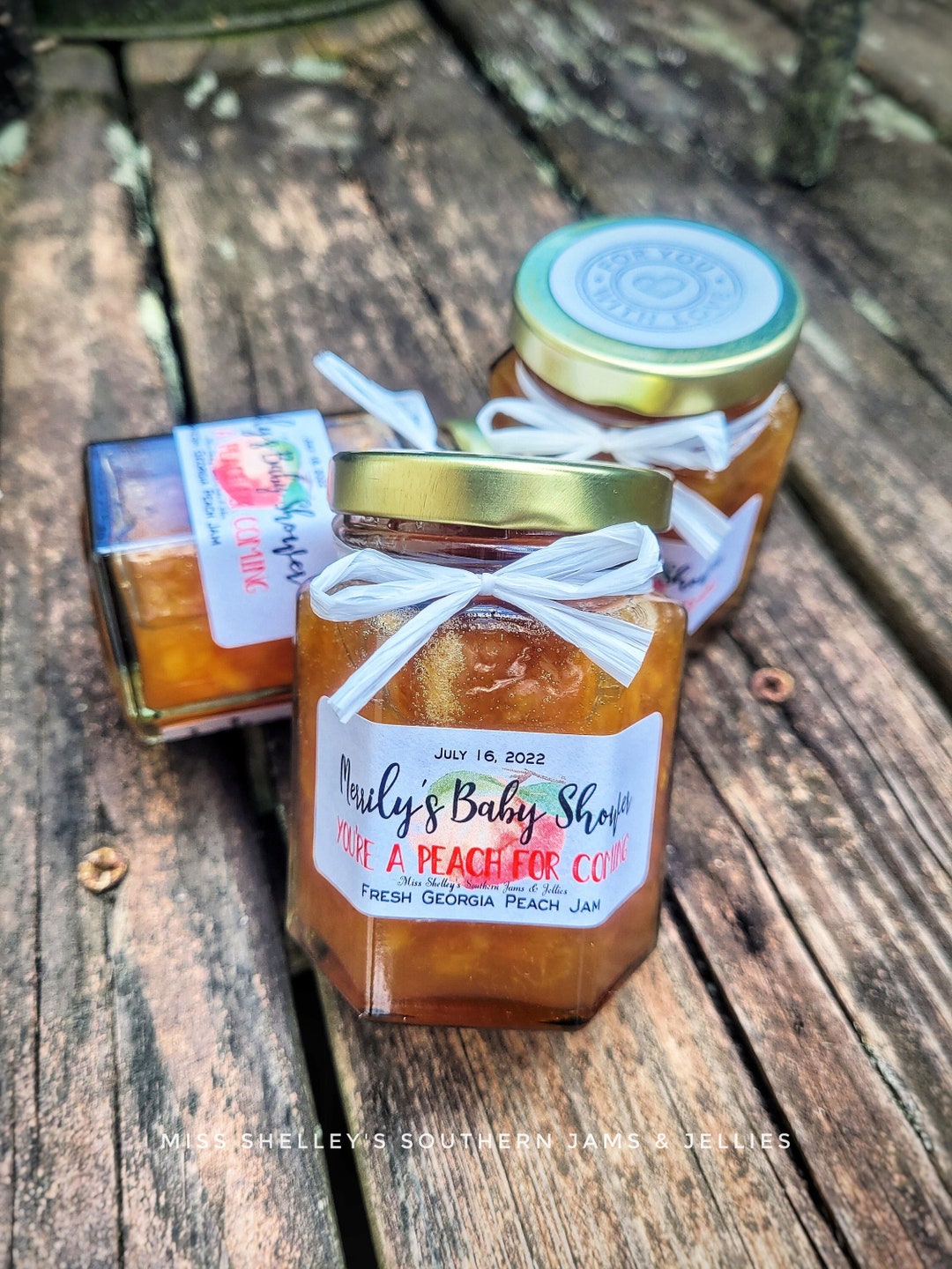 45 3.75oz Jam Jar Favors Rustic Bridal Shower Favors Baby Etsy