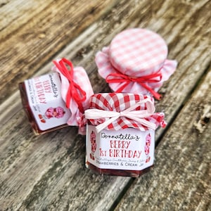 Personalized Jam Favors: Berry First Birthday (1.5oz or 2oz Jars) image 15