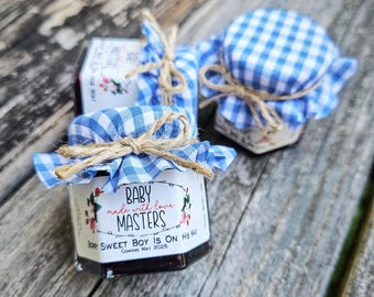 Personalized Berry Jam Favors: Baby Shower, 1st Birthday (1.5oz or 2oz)