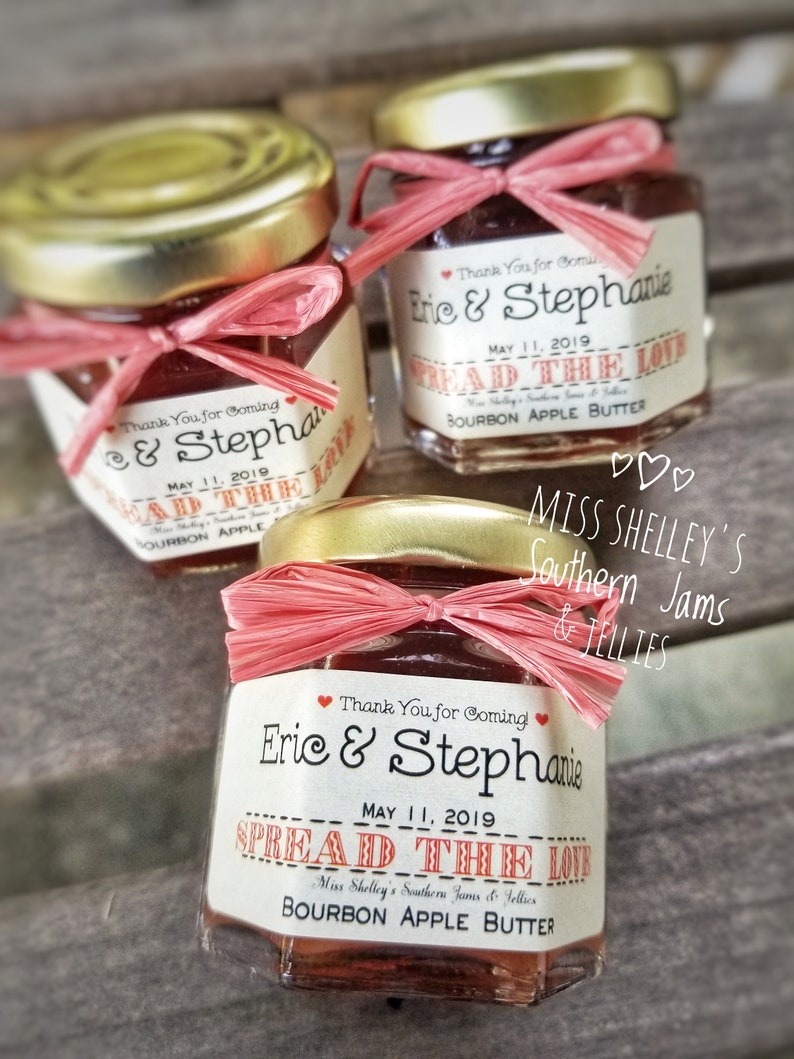 Mini Jam Thank You Favors