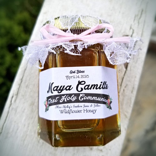 25 or 30 Honey First shops Holy Communion Favors