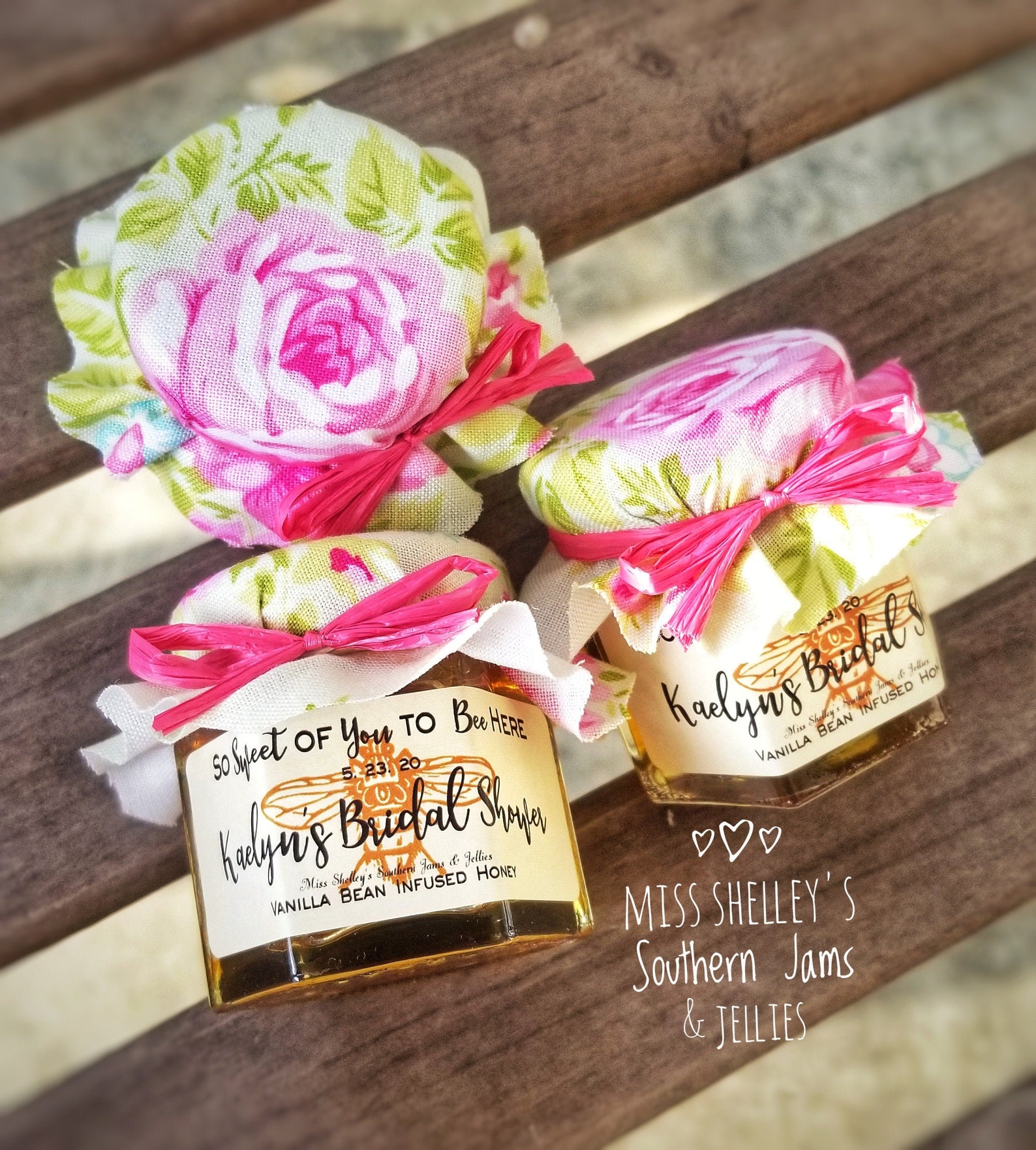 50 1.5oz Bridal Tea Party Honey Favors Rustic Bridal Shower Etsy