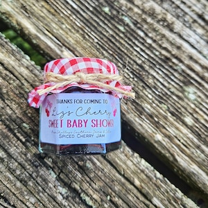 Personalized Jam Favors: Berry First Birthday (1.5oz or 2oz Jars) image 16
