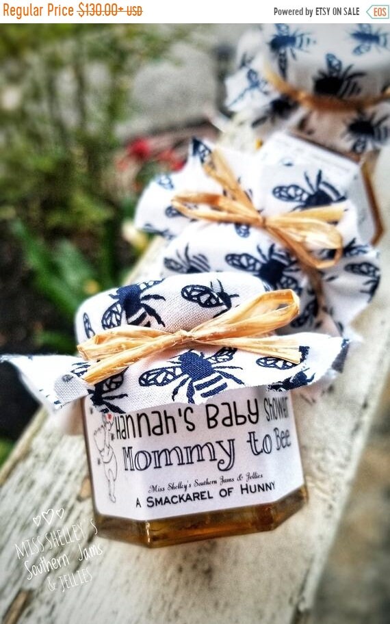 honey jar baby shower favors
