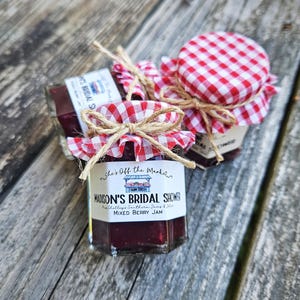 Personalized Jam Favors: Berry First Birthday (1.5oz or 2oz Jars) image 9