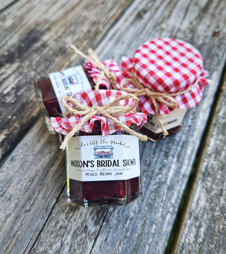 Personalized Jam Favors: Berry First Birthday (1.5oz or 2oz Jars) image 9