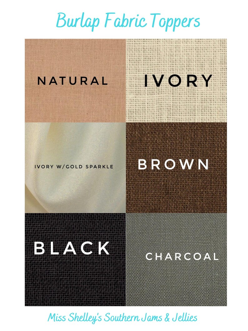 Wedding Favor Fabric Swatches – Informational ONLY image 3
