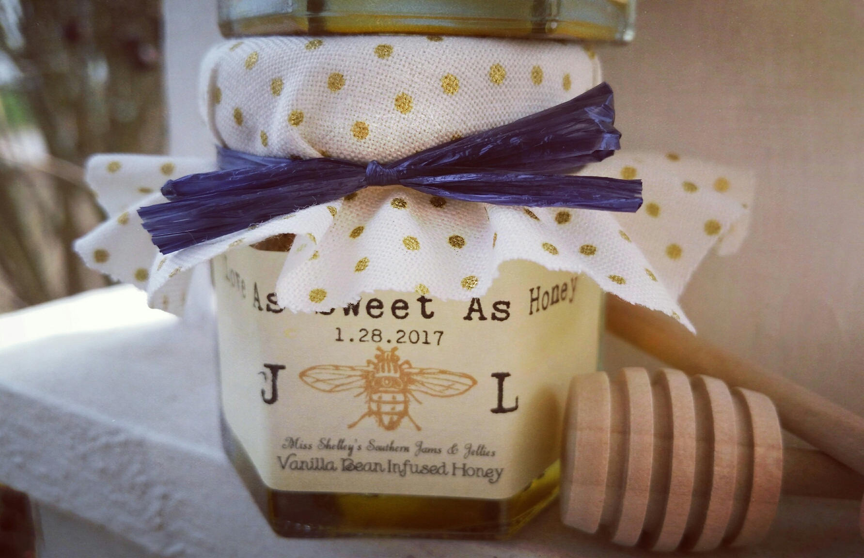 Mini Honey Dipper Honey Favors Wedding Favors Honey Jar Etsy