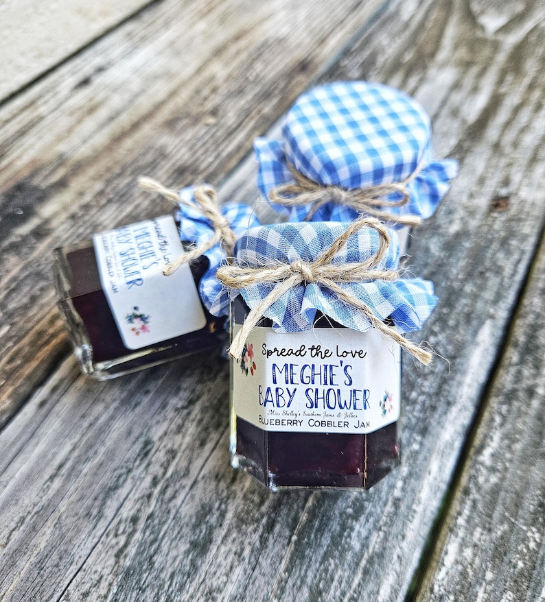 Personalized Jam Favors: Berry First Birthday (1.5oz or 2oz Jars) image 14