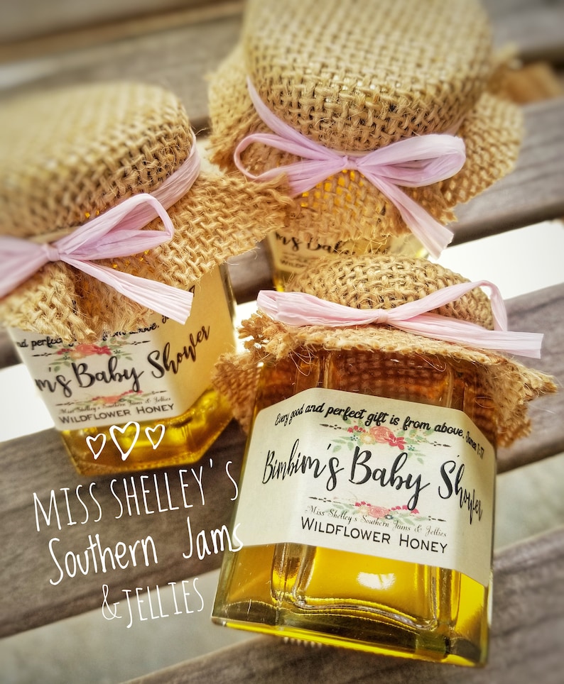 Honey Jar Favors Bridal Shower Favors Shower Favors Etsy