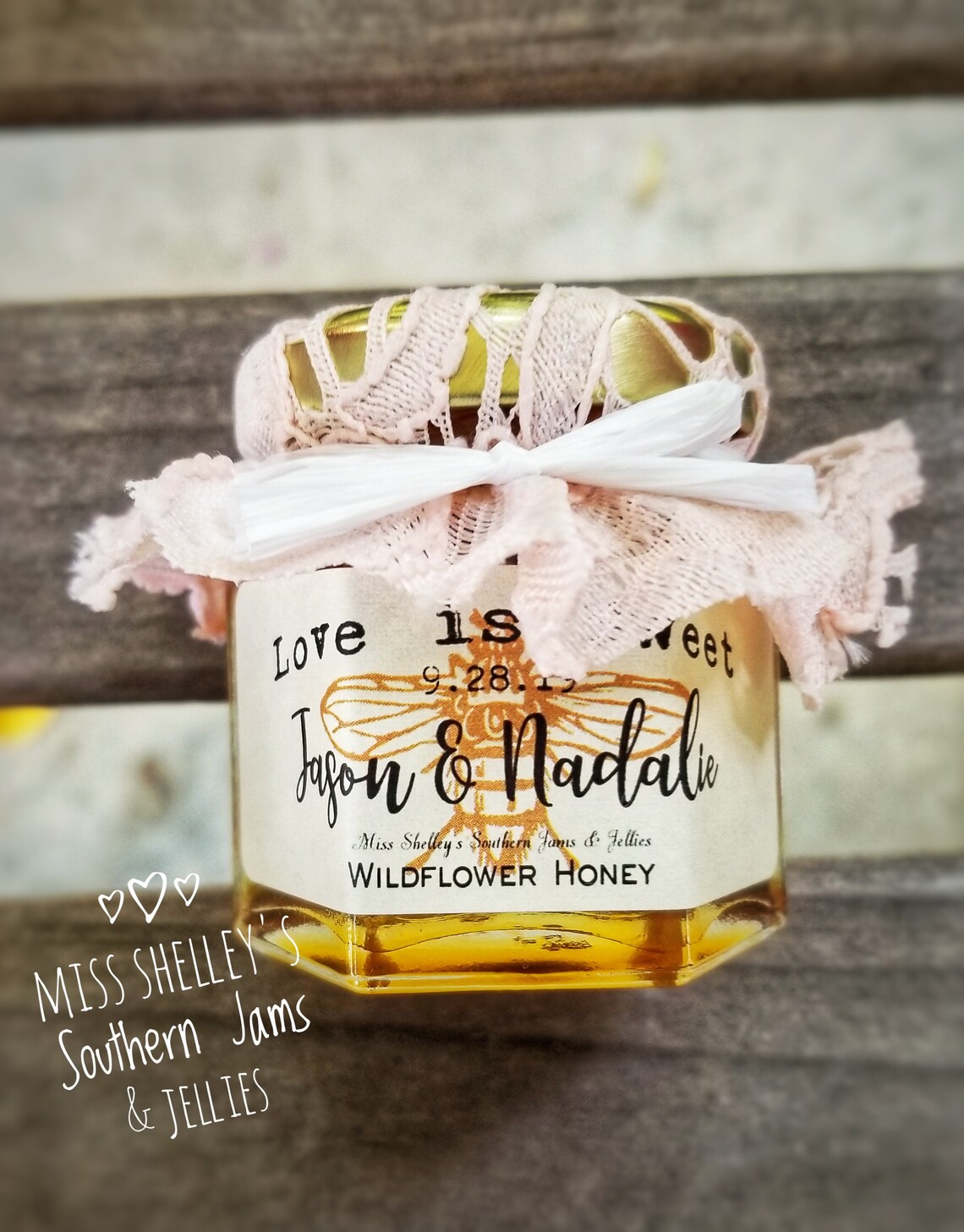 50 1.5oz Personalized Bridal Shower Honey Favors Bride to Etsy