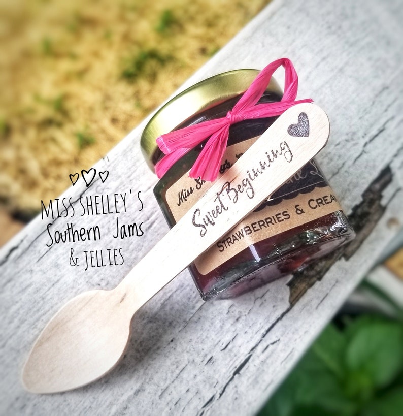 Mini Wooden Spoons Party Favor Spread the Love Wedding Etsy