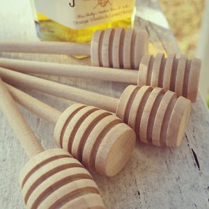 Mini Honey Dipper - Honey Favors - Wedding Favors - Honey Jar Favor - Wooden Dippers - Rustic Weddings - Honey Dipper Favor - Bridal Shower