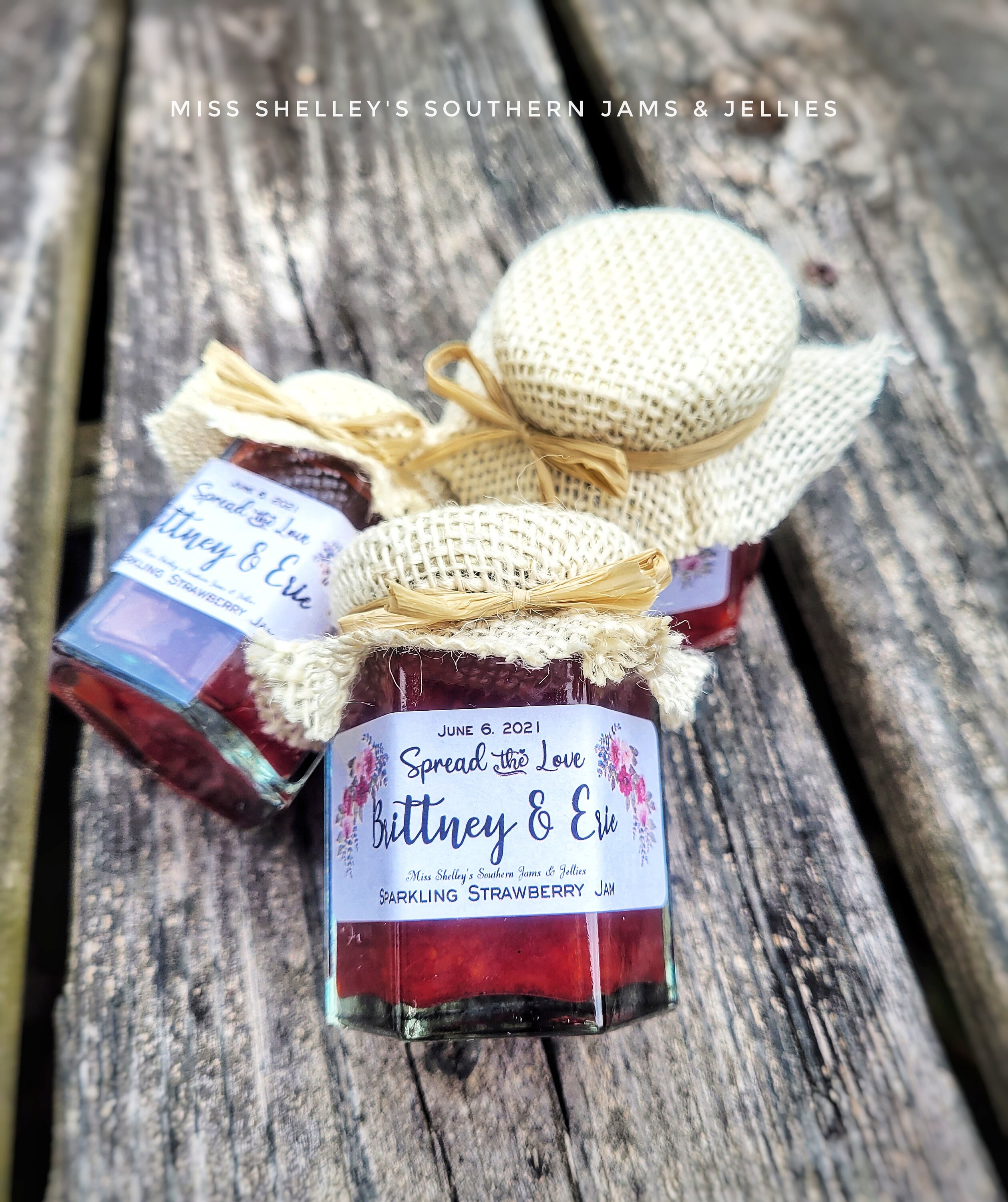 60 2oz Jam Jar Wedding Favors Rustic Burlap Wedding Favors Etsy