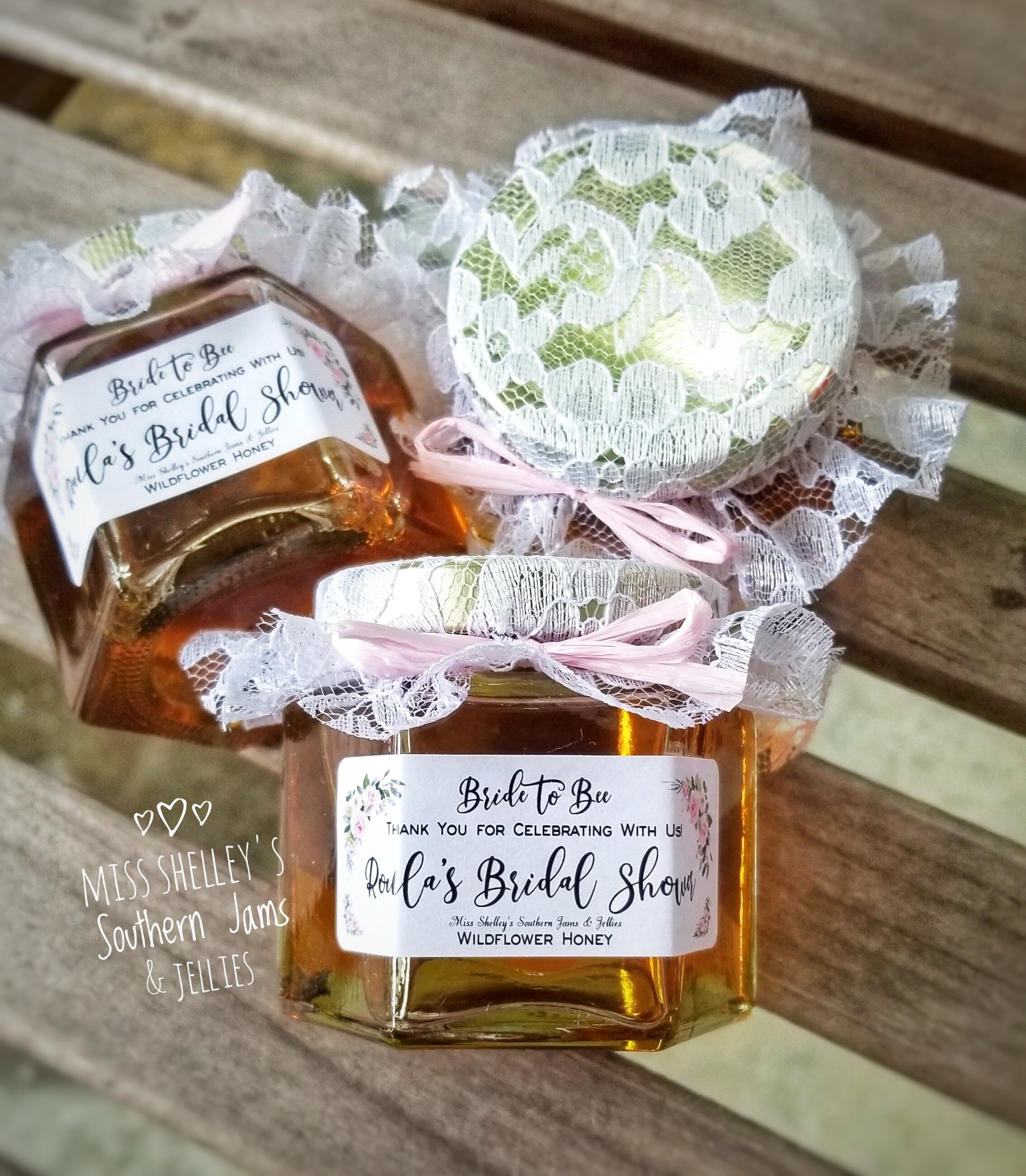 40 4oz Rustic Honey Jar Favors Baby Shower Favors Bridal Etsy