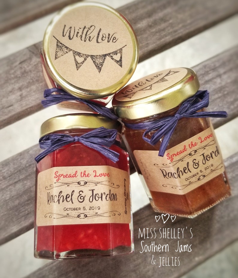 35 Jam Favors with Mini Spreaders