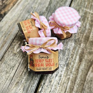 Personalized Jam Favors: Berry First Birthday (1.5oz or 2oz Jars) image 10
