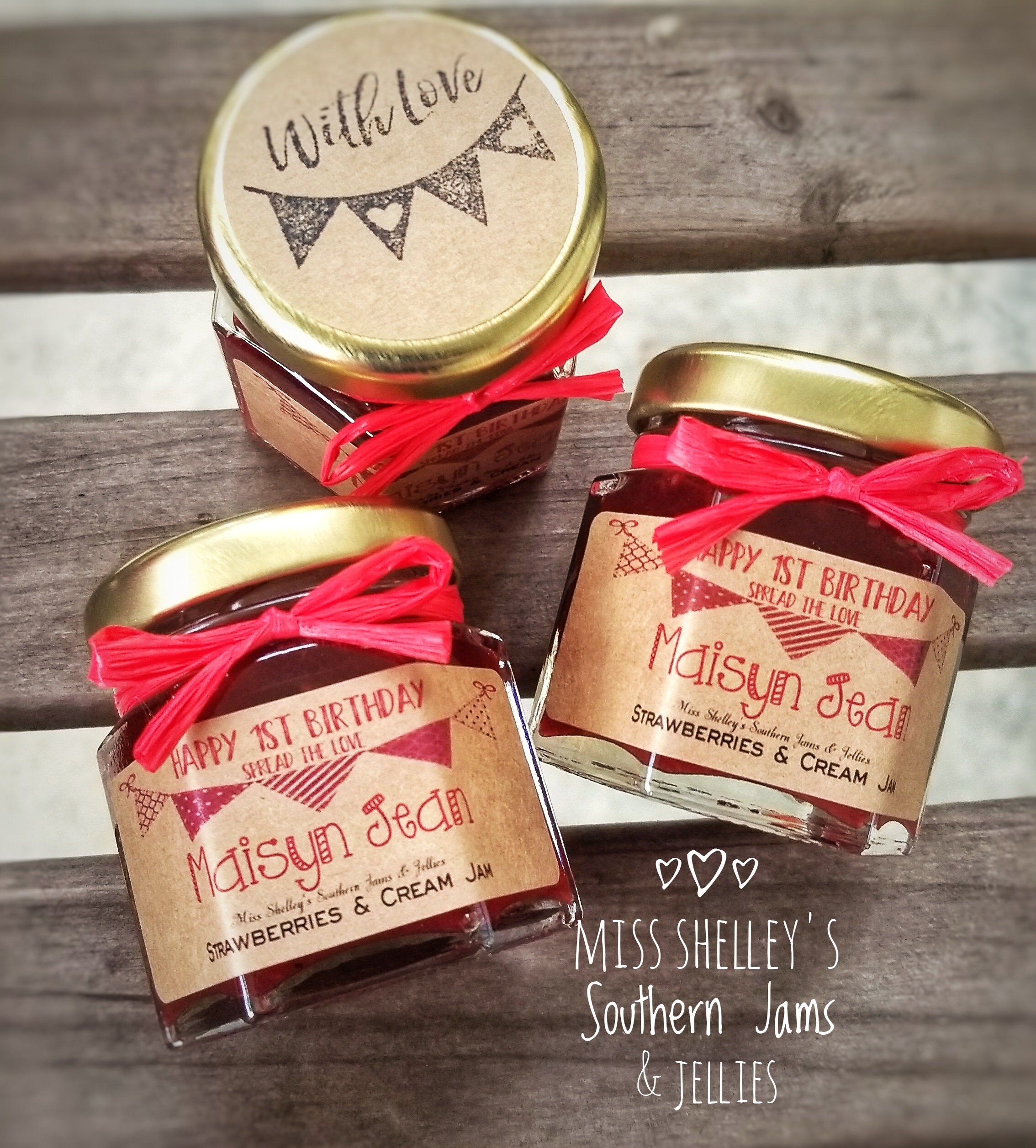 95 1.5oz Mini Jam Jar Personalized Party Favors Bridal Etsy