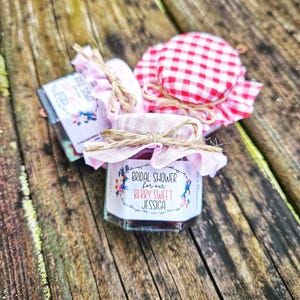 Personalized Jam Favors: Berry First Birthday (1.5oz or 2oz Jars) image 8