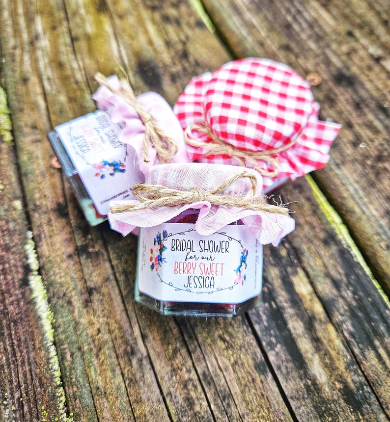 Personalized Jam Favors: Berry First Birthday (1.5oz or 2oz Jars) image 8