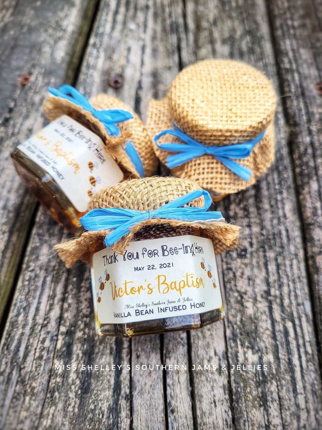 Buy Mini Honey Jar Favors: Personalized Labels, Bridal Shower, Baptism  Online in India