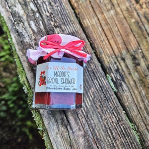 Personalized Jam Favors: Berry First Birthday (1.5oz or 2oz Jars) image 6