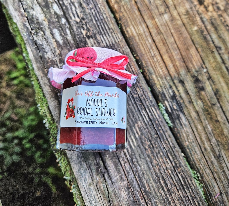 Personalized Jam Favors: Berry First Birthday (1.5oz or 2oz Jars) image 6