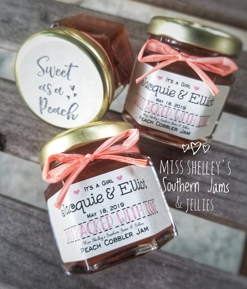 30 1.5oz Mini Jam Favors Baby Shower Favors Sweet as a Etsy