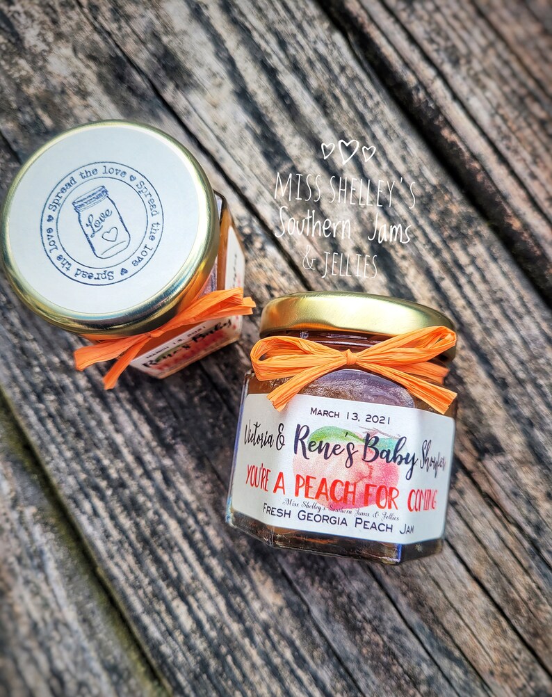 Bridal Shower Mini Jam Favors 1.5oz or 2oz Jars Etsy