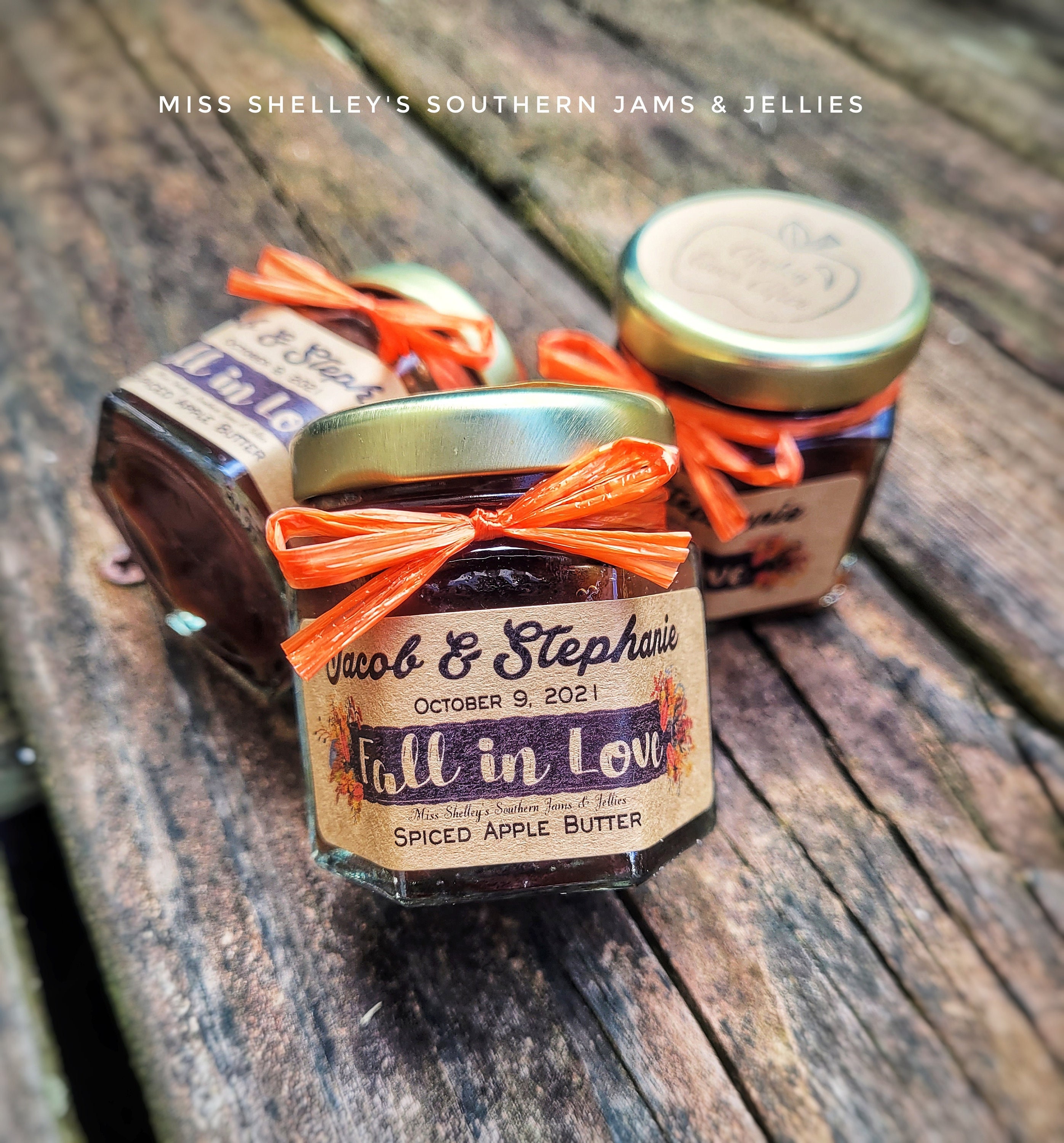 Rustic Wedding Jam 25 45 Personalized Jam Favors Thank You Etsy