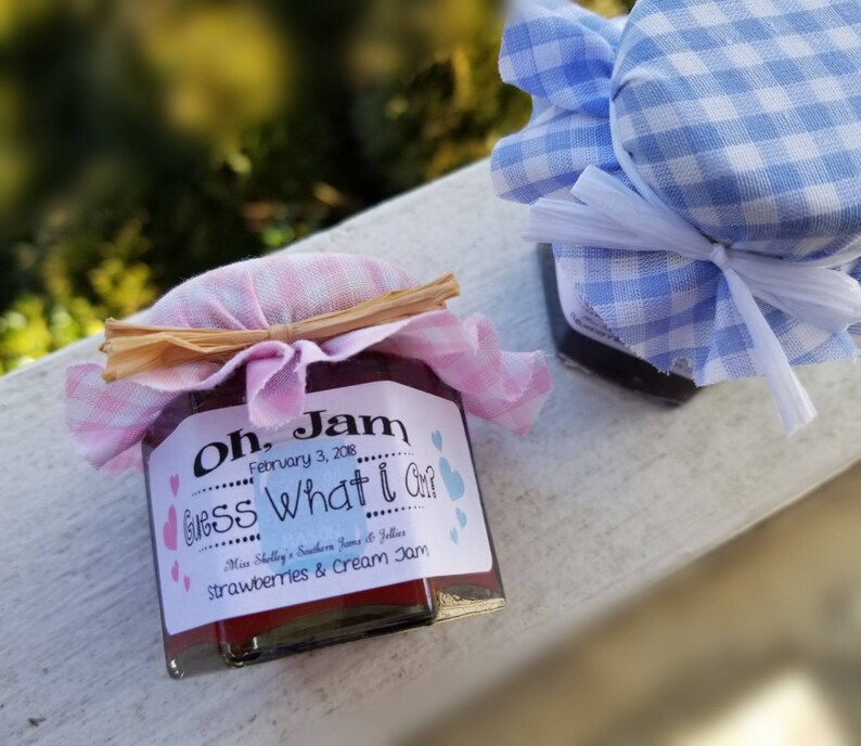 Baby Shower Favors 40 1.5oz Mini Jam Jar Favors It's a Etsy