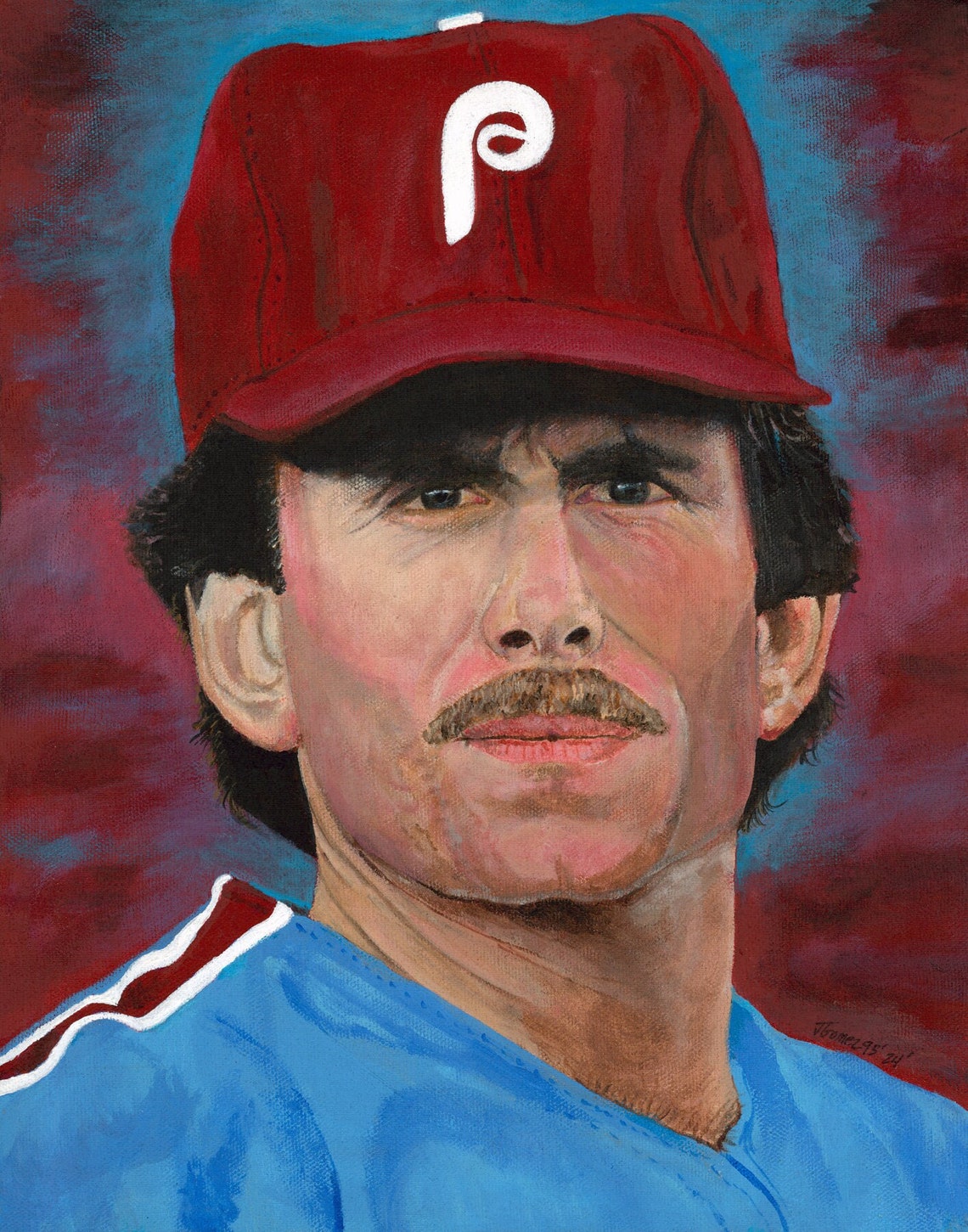 Mike Schmidt Philadelphia Phillies Art Artwork Painting Sports Art mike-schmidt-philadelphia-phillies-art-artwork-painting-sports-art