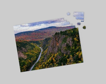 Fall Foliage from Table Rock Jigsaw Puzzle | Dixville Notch State Park | New Hampshire Autumn