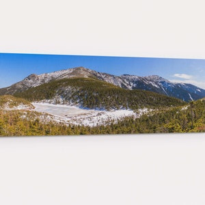 Mt Lafayette and Mt Lincoln Canvas Wrap - panorama of Franconia Ridge on a spring day in the White Mountains of New Hampshire