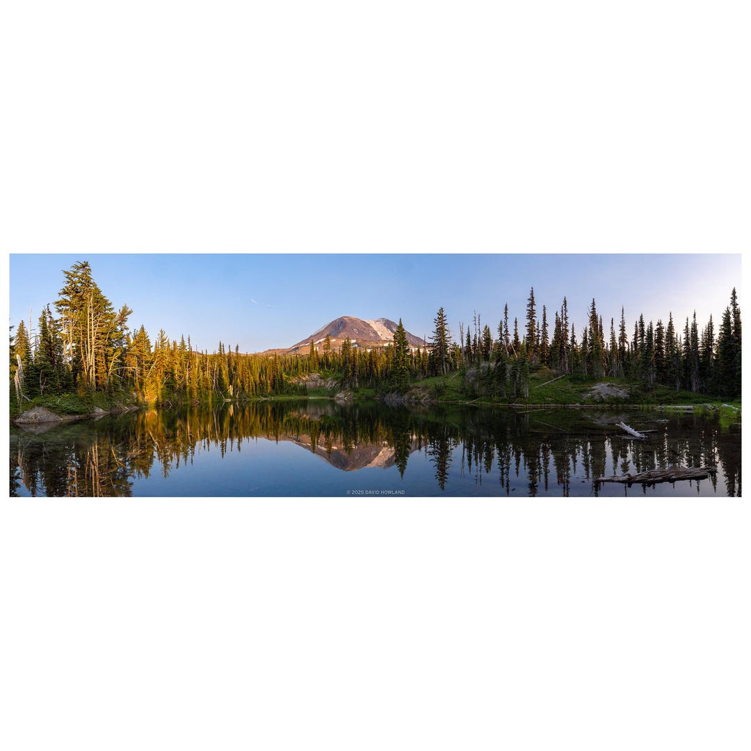 Mount Adams Sunset Reflection Print, Alpine Lake in Washington's ...