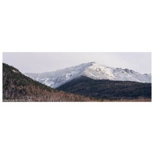 First Snow on Mount Lincoln Giclee Print - fine art photography wall art of winter in Franconia Notch, New Hampshire