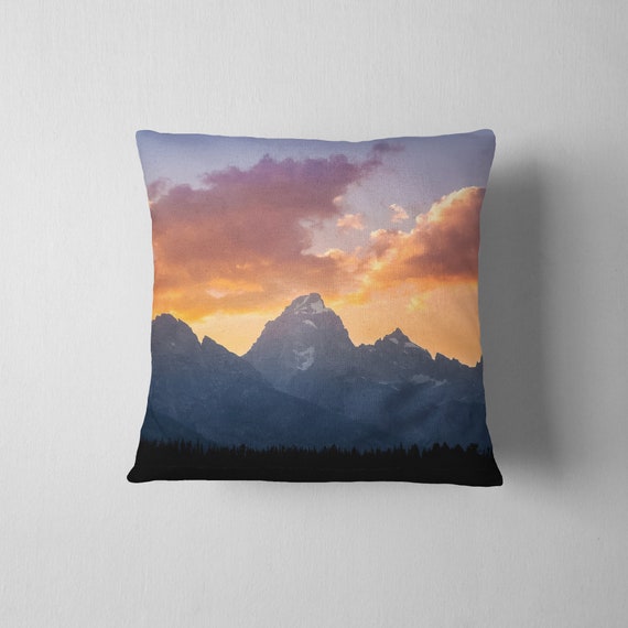 Grand Teton National Park Throw Pillow / Grand Teton Throw
