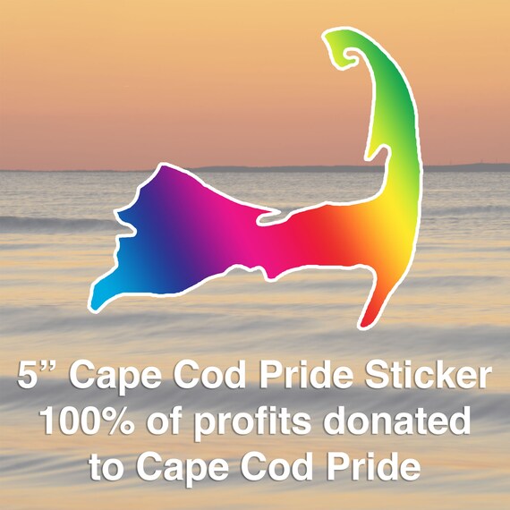 Cape Cod Pride Sticker / Cape Cod Pride Car Sticker / Summer Etsy