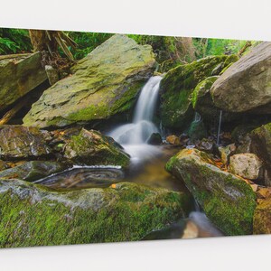 Glen Onoko Falls Canvas Gallery Wrap - photo of a waterfall in Lehigh Gorge State Park, Jim Thorpe in the Poconos Mountains of Pennsylvania