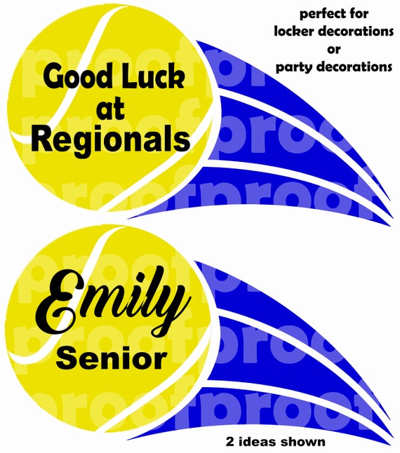 Tennis Digital Download Locker Decorations Royal Swoosh Etsy