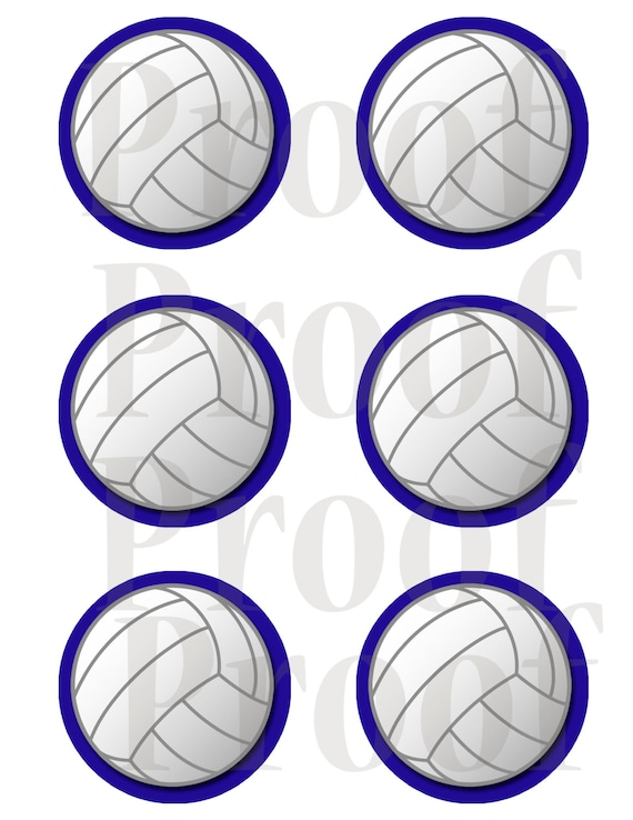 3 inch Printable Volleyball tags or labels. Royal determine. image about Printable Volleyball named 3 inch Printable Volleyball tags or labels. Royal determine.