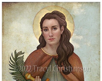 St. Susanna Art Print/Picture, Catholic Saint