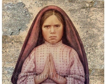 Venerable Lucia of Fatima, Art Print, Catholic pictures
