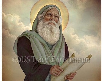 St. Joel Art Print, Catholic Patron Saint