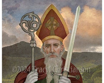 St. Kilian Catholic Fine Art Print, Catholic Missionary
