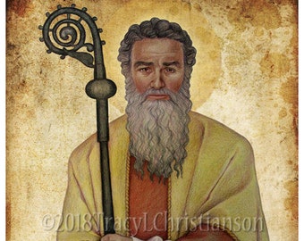 St. Cyprian of Carthage, Catholic Fine Art Print