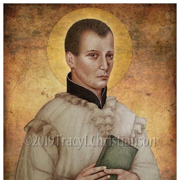 St. Claude de la Colombière Print, Catholic Fine Art Print, Sacred Heart of Jesus, Jesuit