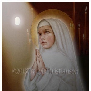 Bl. Imelda Lambertini Art Print/Picture, Catholic Patron Saint of First Communicants