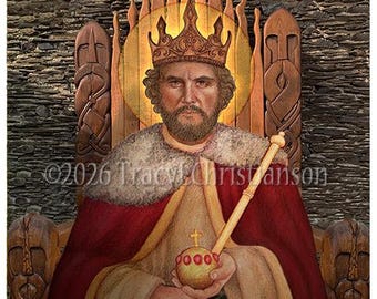 St. Olav Art Print/Picture, King of Norway