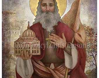 St. Leopold the Good, Fine Art Print/Picture
